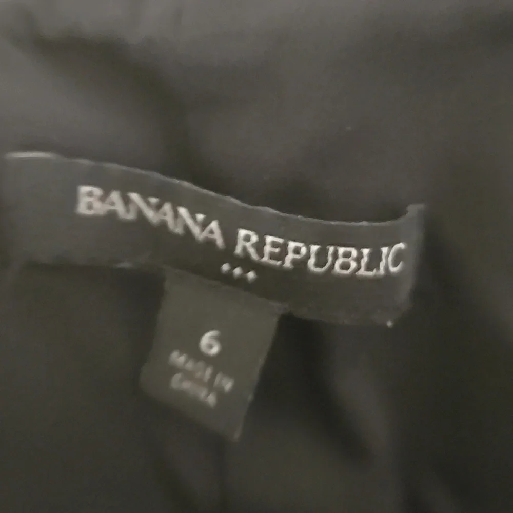 Banana Republic Linen Blend Wide Leg Cropped Jumper Jumpsuit